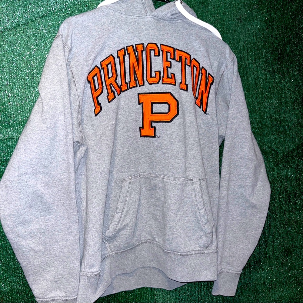 vintage Y2K Princeton University Tigers Gray Hoodie M NCAA College Ivy League